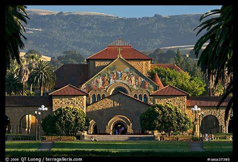 Picturephoto Memorial Church Main Quad And Foothills Stanford