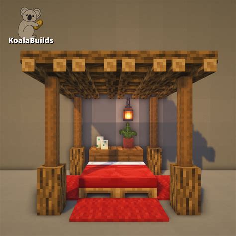 Minecraft Royal Bed For Your Castle