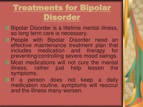 Ppt Bipolar Disorder Causes And Treatments Powerpoint Presentation