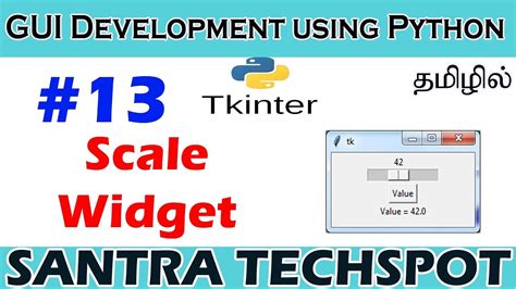 13 Creating Scale Widget In Python Tkinter Tkinter Tutorial In