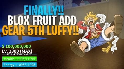 Finally I Got Gear 5th Luffy In Blox Fruits💀 Youtube