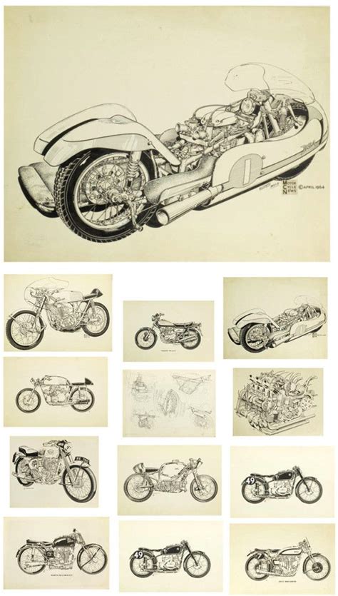 Bruce Smith A Collection Of Original Pen And Ink Illustrations For