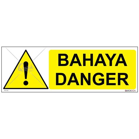 Wd043 Danger Signage Safetyware Sdn Bhd