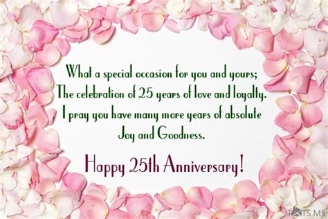 Happy 25th Anniversary Wishes For Wedding Quotes Messages Status