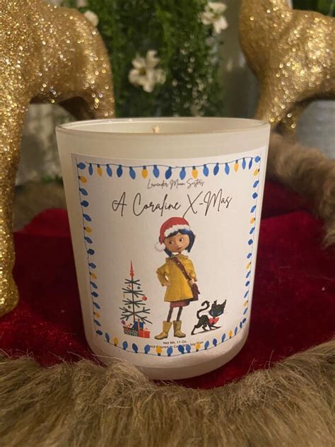 Coraline Candle Coraline Disney Christmas Christmas T Etsy