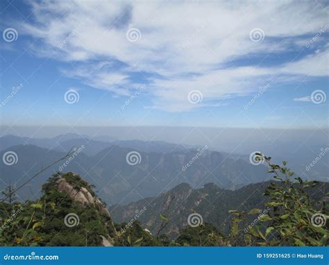 The Most Beautiful Granite In Sanqing Mountain Stock Image Image Of