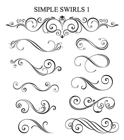 Swirl Clipart Calligraphy Swirl Calligraphy Transparent Free For