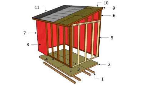 Building A Lean To Shed Howtospecialist How To Build Step By Step