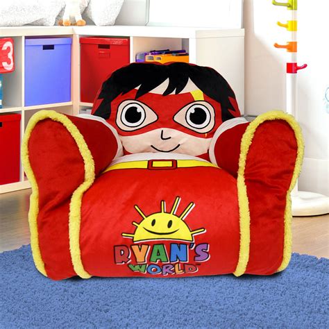Youtuber ryan kaji has created a virtual world in roblox. Ryan's World Ryan Figural Plush Bean Bag Chair, 1 each ...
