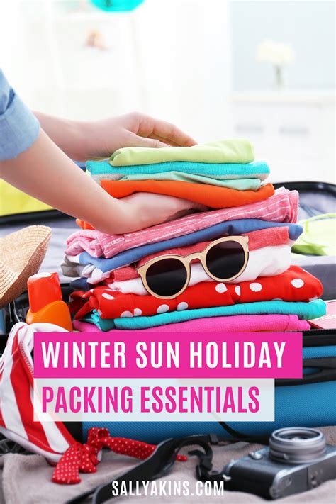 packing list winter sun essentials for your suitcase winter vacation packing