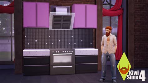 Sims 4 Ccs The Best Kitchen By Kiwisims 4