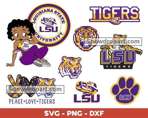 15 Lsu Tigers Svg Bundle Football Svg Tigers Football Svg Snowdrop