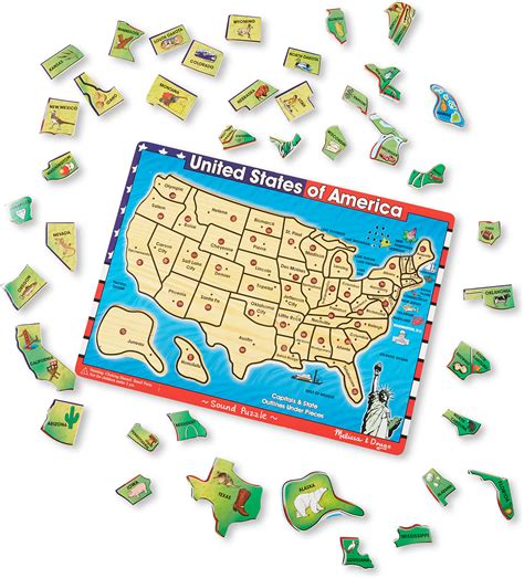 Want to find the perfect melissa and doug puzzles? U.S. Map Sound Puzzle - Melissa & Doug