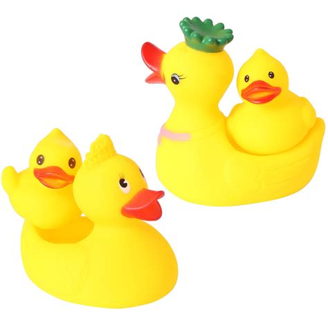 Buy 4pcs Yellow Ducks Toys Rubber Bath Toy Pure