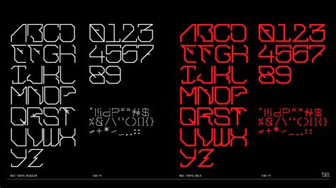 Neo Tokyo Typeface Behance