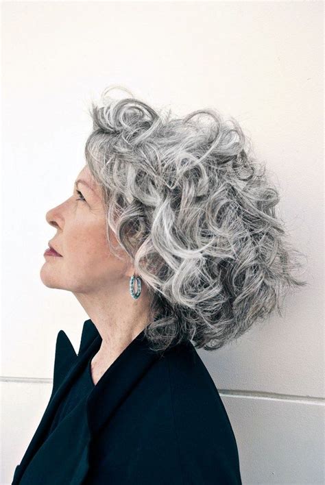 Short Curly Gray Hair For Women Over 50 Short Curly Hairstyles For