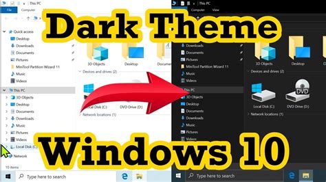 How To Activate Dark Theme In Windows 10 Youtube