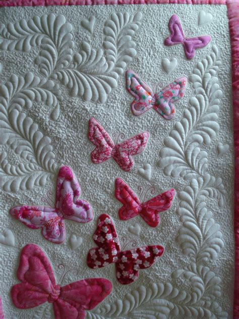 Machine Appliqued Butterfly Baby Quilt Butterfly Baby Quilts Quilt