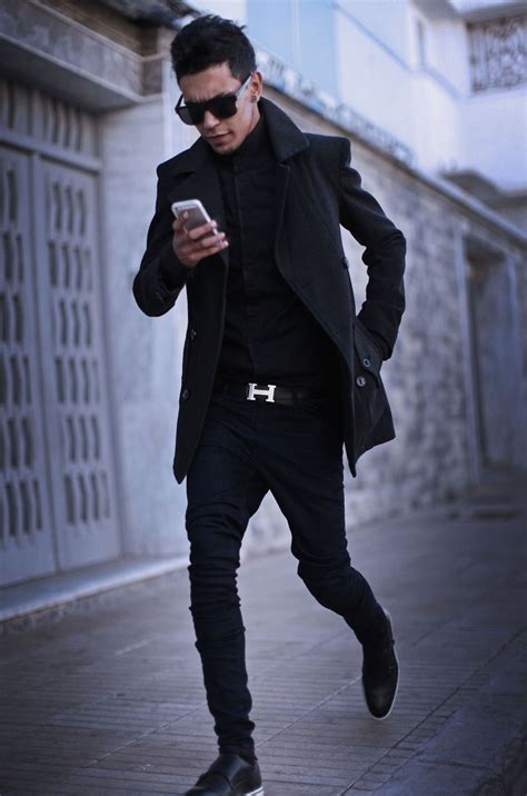 Pin By Kwesi Phillips On Mens Apparel Black Outfit Men Mens Outfits