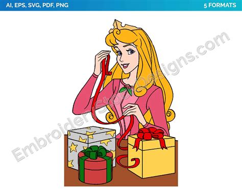 Download Aurora Wrapping Presents - Princess Christmas - Holiday ...