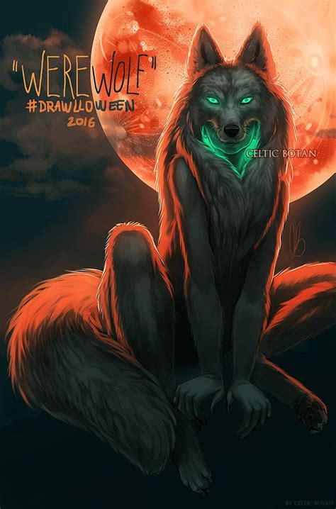 Drawlloween Day 5 Werewolf By Celticbotan On Deviantart Werewolf