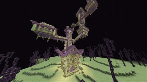 Here you'll find the mast with the crow's nest at the top, an upper deck that is also. Transformation End City | Minecraft Amino