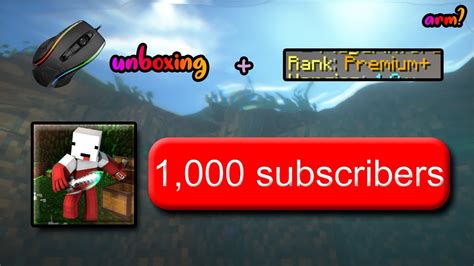 1k Special Premium Rank Application Drag Click Mouse Unboxing Ft Mcplayhd Youtube