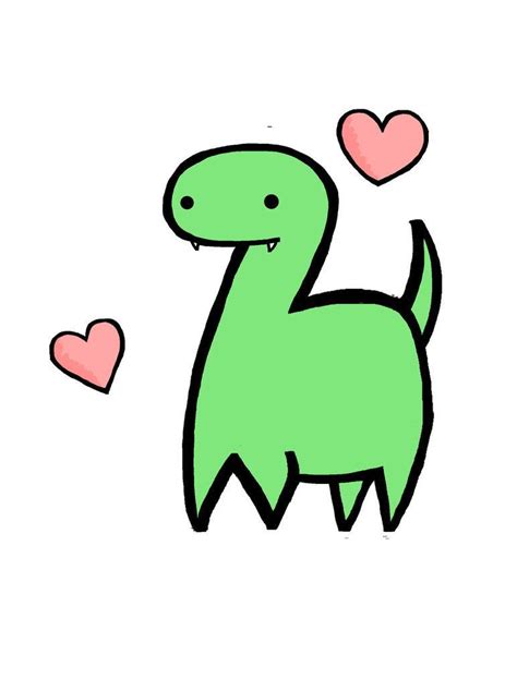 Little Dinosaur Aesthetic Drawing Wallpapers Wallpaper Cave