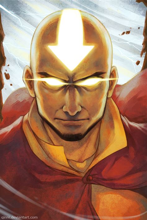 Avatar Aang By Qinni On Deviantart
