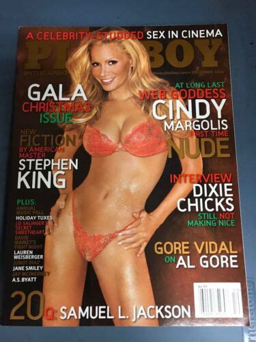 Playboy Magazine December 2006 Web Goddess Cindy Margolis EBay