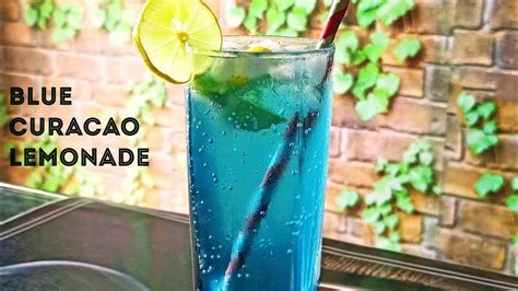 Blue Curacao Lemonade | Hot summer Drink | Blue Curacao ...