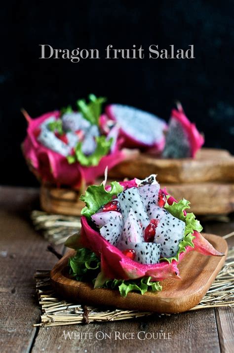 Dragon Fruit Salad Recipe Healthy Low Carb White On Rice Couple