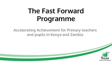 The Fast Forward Programme Overviewmay16