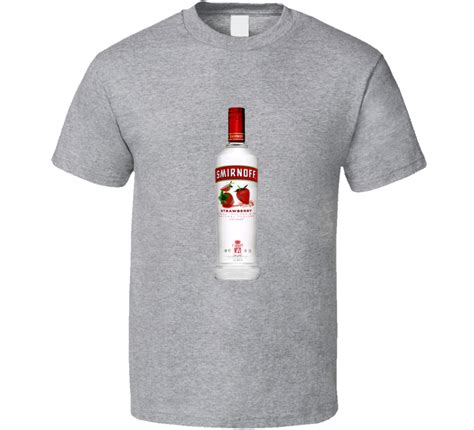 Smirnoff Vodka Infused With Strawberry Flavors Drink T T Shirt