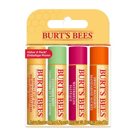 Burt S Bees® 100 Natural Moisturising Lip Balm Freshly Picked 4 Pack Sephora Uk
