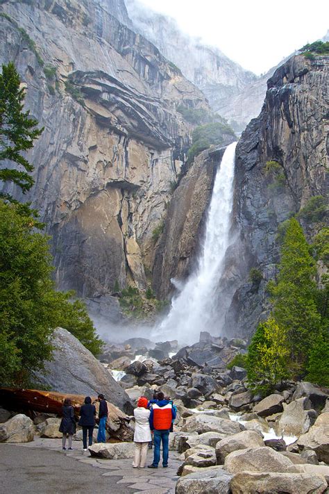 Lower Yosemite Falls In Spring California Photograph By Ruth Hager
