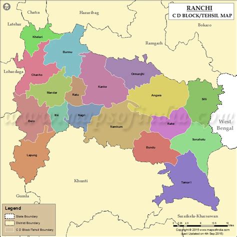 Ranchi In India Map China Map Tourist Destinations