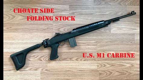 Choate Polymer Folding Stock For The Us M1 Carbine Youtube