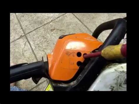 How to correctly set the carburetor on a chainsaw, and which different types of carburetor there are, read in detail in this post. HOW TO - Carburetor & Fuel Line Repair on STIHL 017, MS170 ...