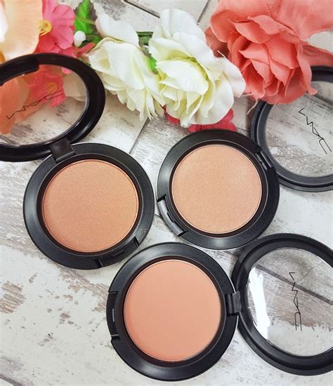 My Favourite Mac Blushes Consist Of Peaches Melba And Margin How About Yours Maccosmetics