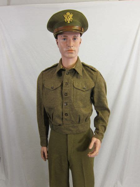 Wwii Usaaf 1943 Battle Dress Uniform 9th Air Corps Capt Thomas