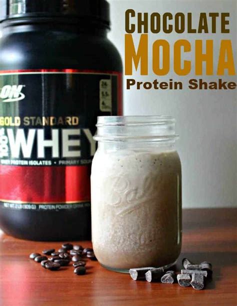 It fills you up, helps build muscles, and assists in cell repair cafe mocha protein shake. Chocolate Mocha Protein Shake for Coffee Lovers
