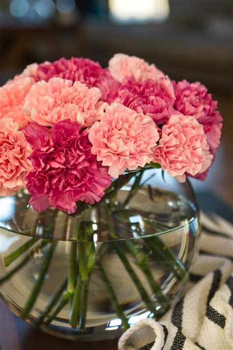 Simple Carnation Flower Arrangement This Stunning Diy Carnation Flower Arrangement Requires