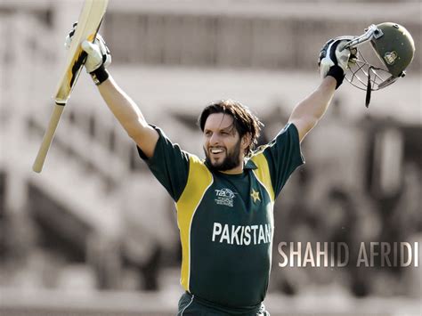 Shahid Khan Afridi Cricket Star Profile And Latest Wallpaper 2013 All