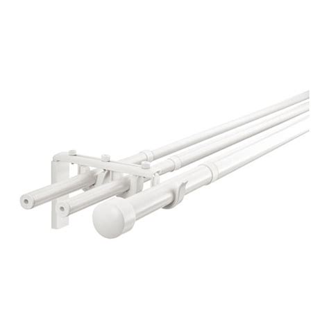 Possible to separate for recycling or energy recovery if available in your community. RÄCKA / HUGAD Triple curtain rod combination - IKEA