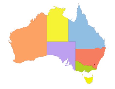 Map Of Australia 363 Plays Quizizz