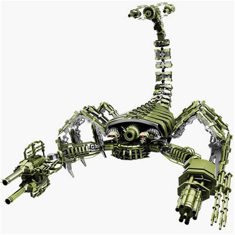Robot Scorpion 3d Cgtrader