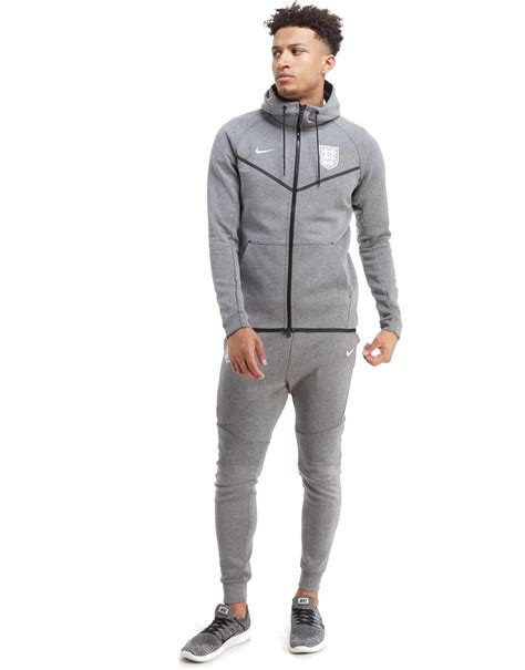 Nike England Tech Fleece Pants In Grey Gray For Men Lyst