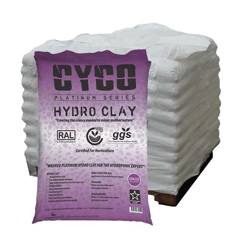 Cyco Hydro Clay Potting Mix 50 Liter Pallet Of 36 Clay Pebbles
