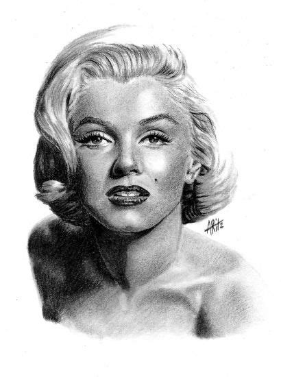 Marilyn Monroe By ARitz Charcoal Drawing This Image First Pinned